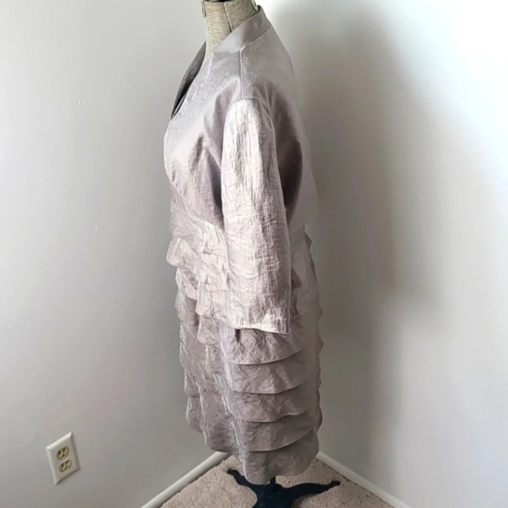 Adrianna Papell Occasions Mother of the Bride Dress and Bolero - Picture 5 of 11